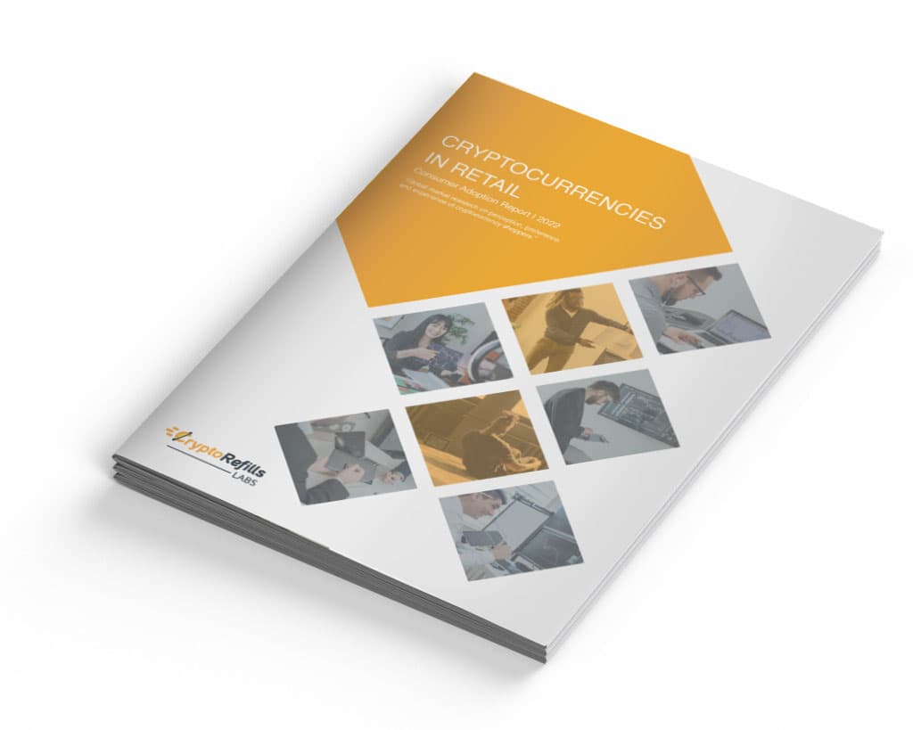 Cover of the Cryptorefills Labs Consumer Report 2022